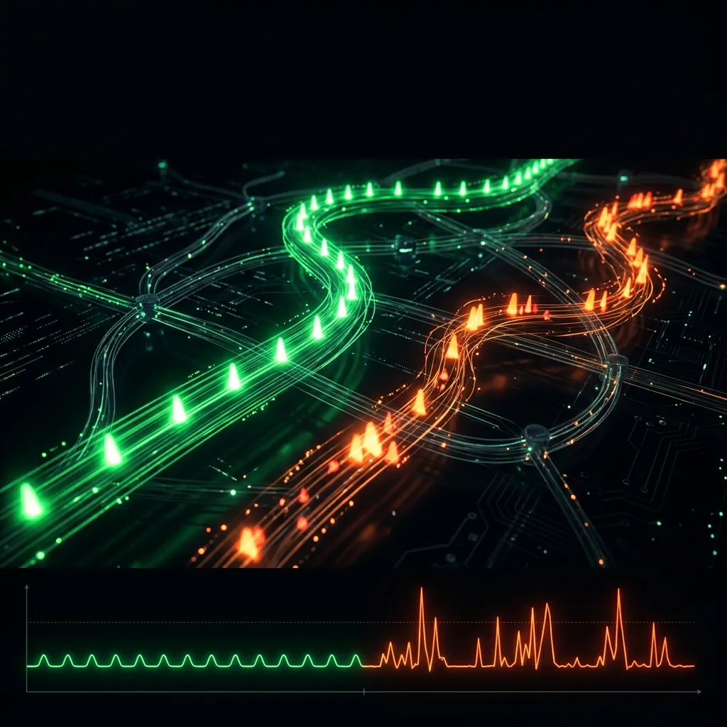 Network jitter visualization